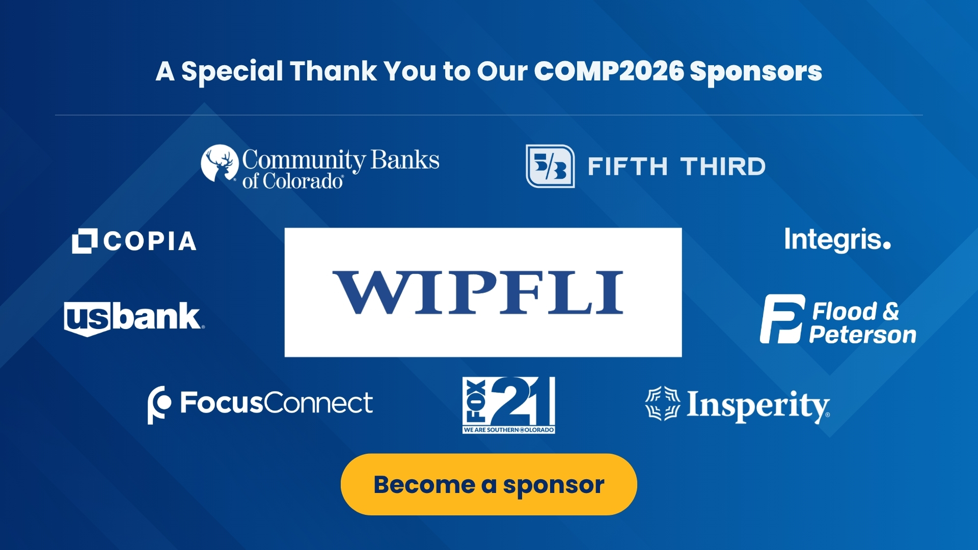Colorado Manufacturing Partners COMP2026 Sponsors