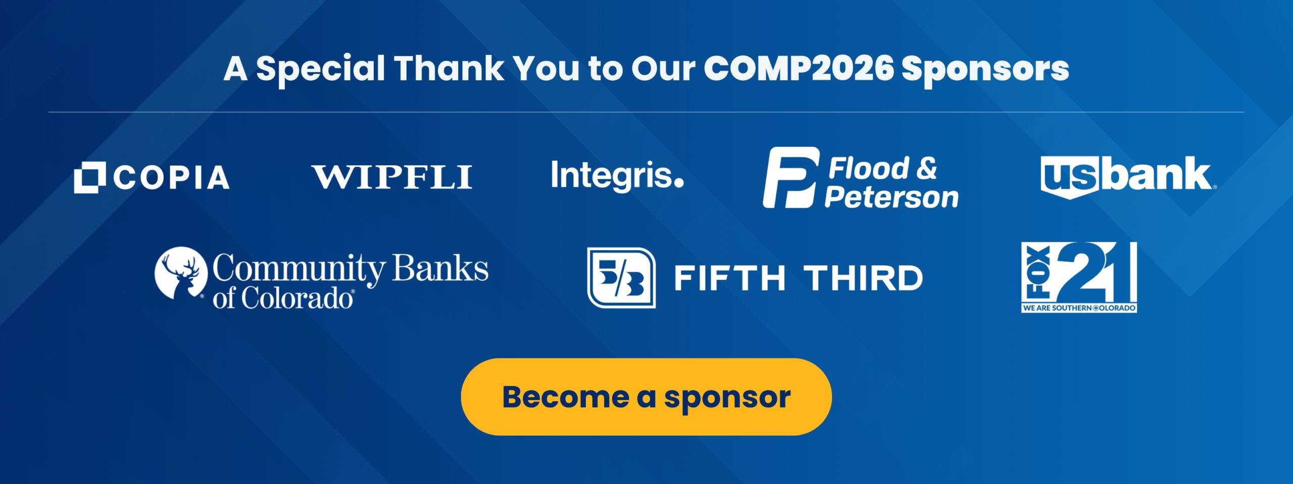 Colorado Manufacturing Partners COMP2026 Sponsors